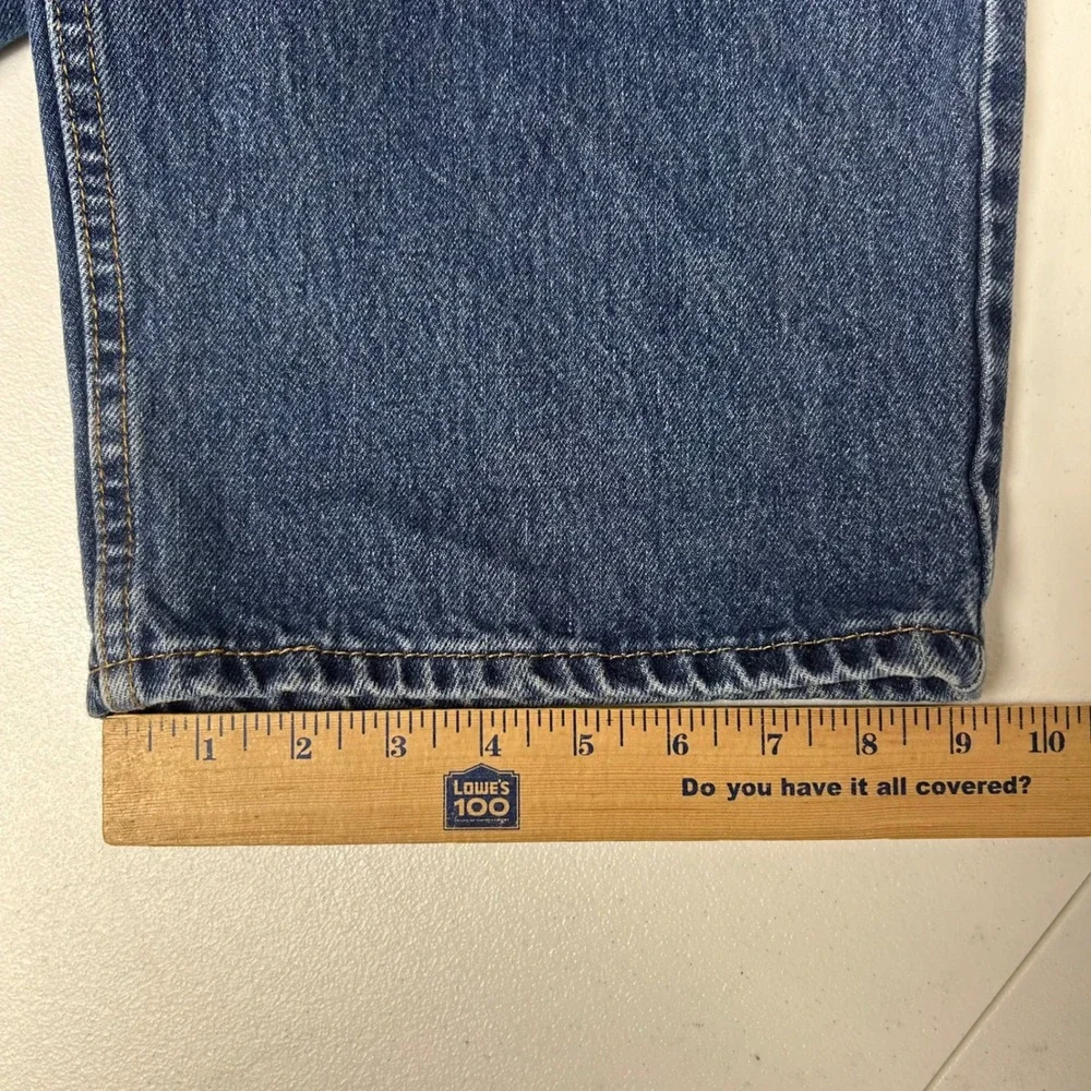 Levi's 550 Relaxed Fit Jeans Men 52x30 Medium Wash Blue Tapered Leg Denim